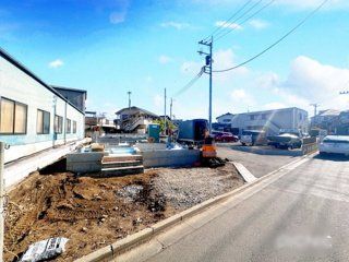 �����s�������s�Z�g��1���ڂ̐V�z��ˌ��Ă̌��n�O�ώʐ^