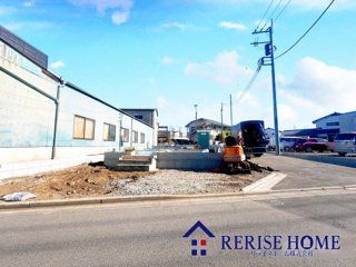 �����s�������s�Z�g��1���ڂ̐V�z��ˌ��Ă̌��n�O�ώʐ^