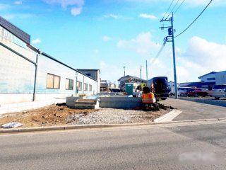 �����s�������s�Z�g��1���ڂ̐V�z��ˌ��Ă̌��n�O�ώʐ^