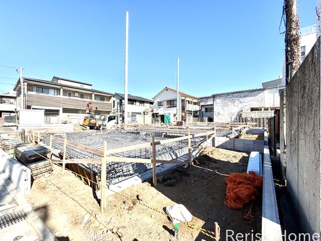 �����s���n��֒��k4���ڂ̐V�z��ˌ��Ă̌��n�O�ώʐ^