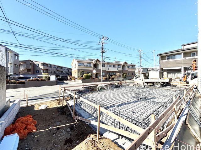 �����s���n��֒��k4���ڂ̐V�z��ˌ��Ă̌��n�O�ώʐ^