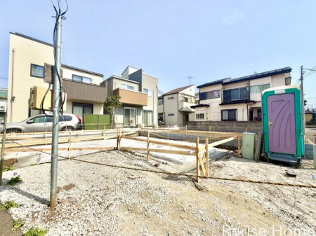 �����s�������s�쒬2���ڂ̐V�z��ˌ��Ă̌��n�O�ώʐ^