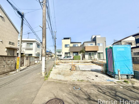 �����s�������s�쒬2���ڂ̐V�z��ˌ��Ă̌��n�O�ώʐ^