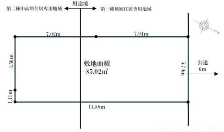 �����s����a�s����4���ڂ̓y�n�̋��}