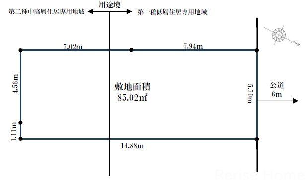 �����s����a�s����4���ڂ̓y�n�̋��}